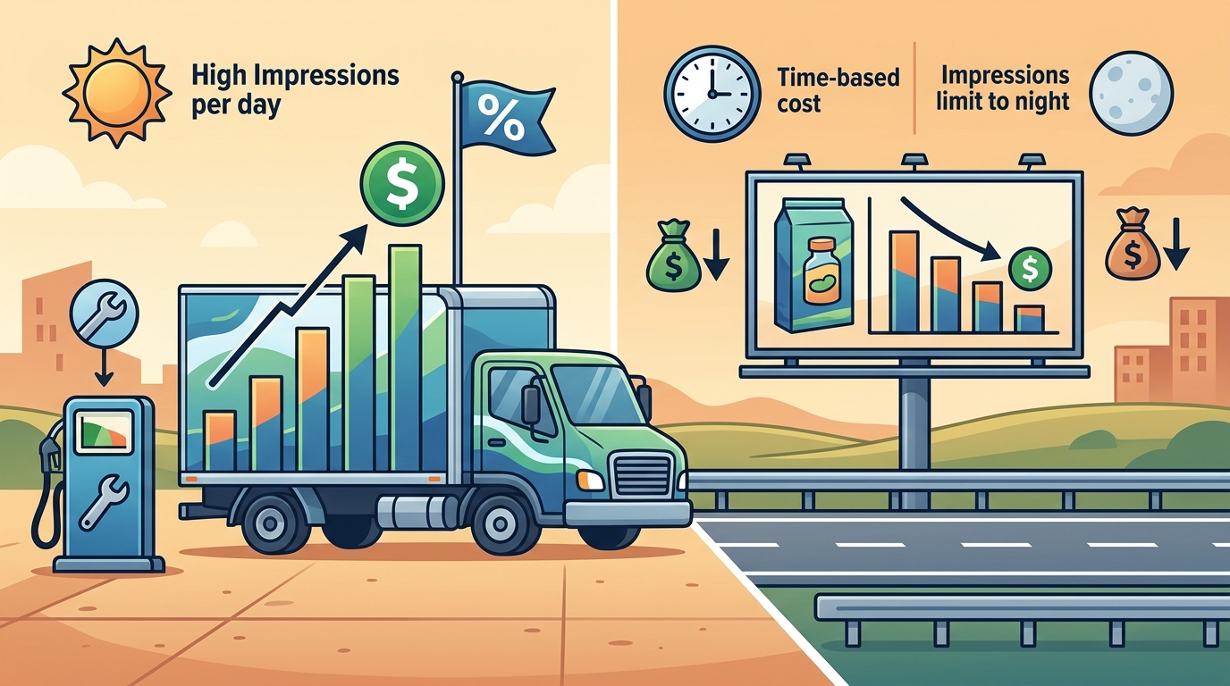 Vehicle Wrap ROI vs Billboard Advertising: Which Wins?