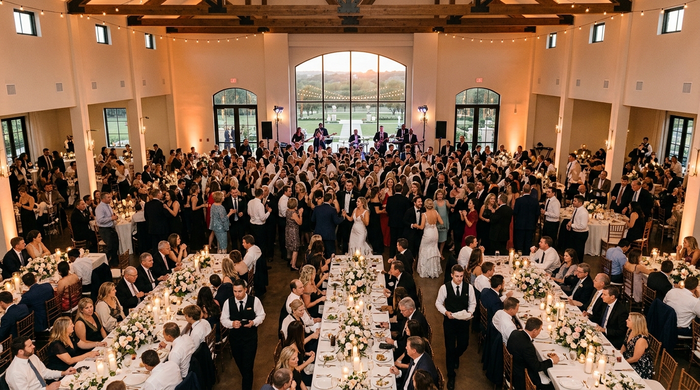 Large Guest Count Wedding Venue Advantages You Need to Know