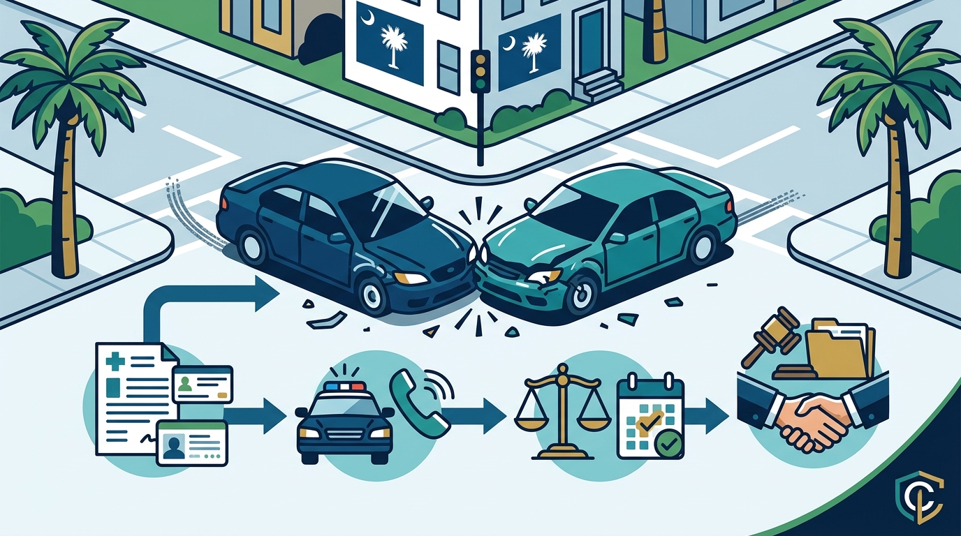 Filing a Claim After a Car Accident in South Carolina