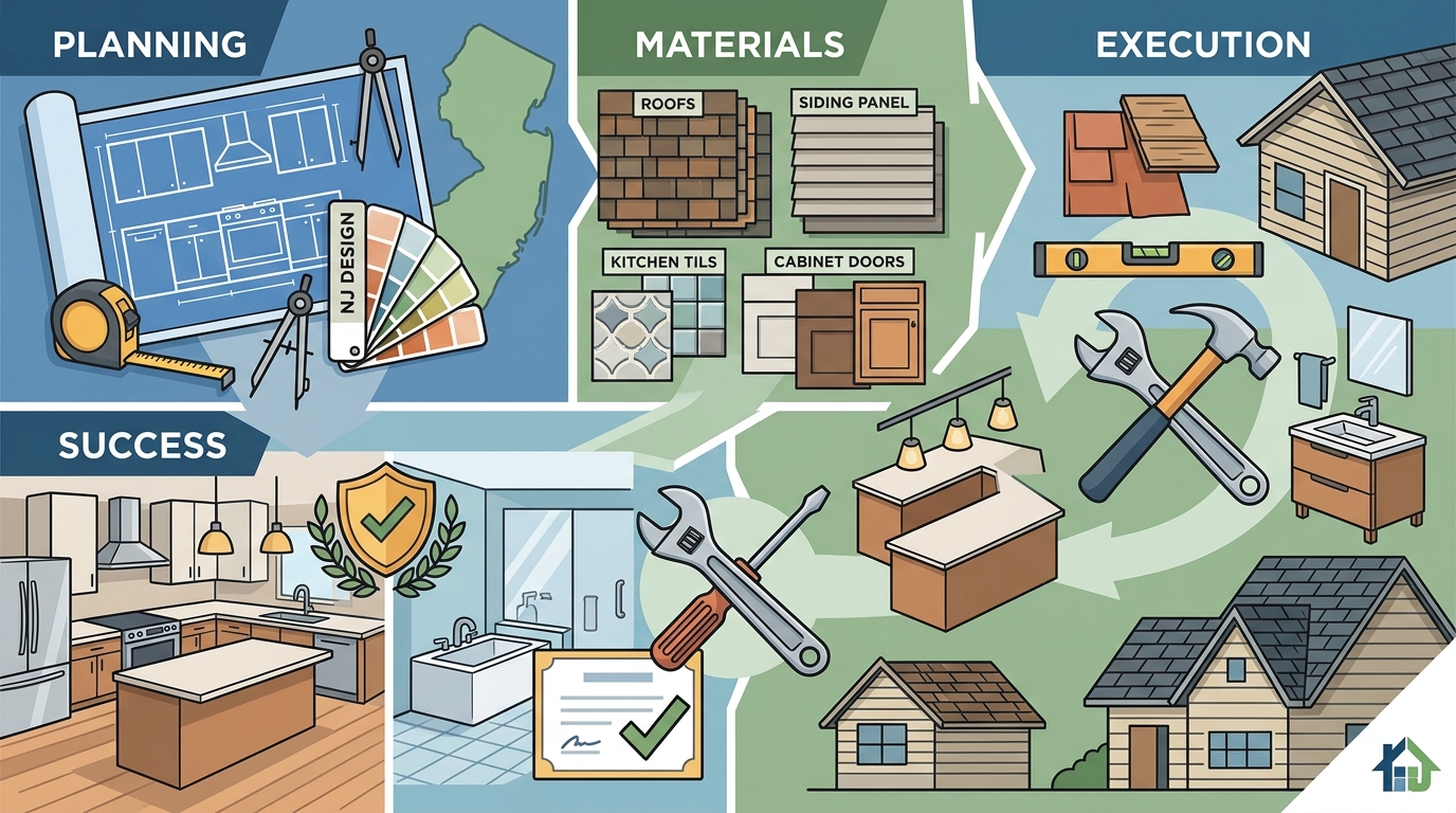 Successful Home Remodeling in NJ: A Start-to-Finish Guide