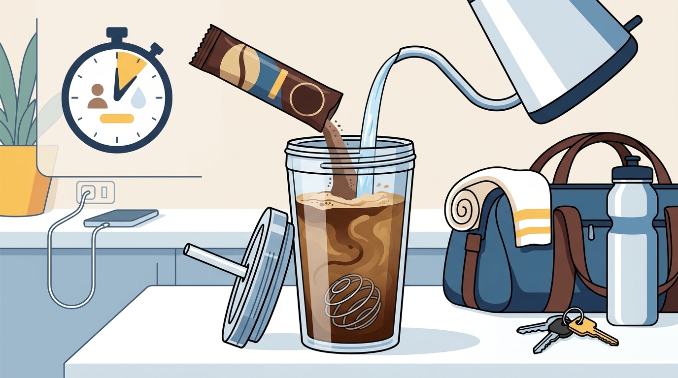 How to Make a High-Energy Coffee in Under 60 Seconds