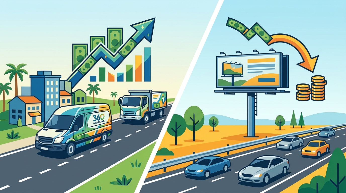 Vehicle Wrap ROI vs Billboard Advertising: Which Wins?