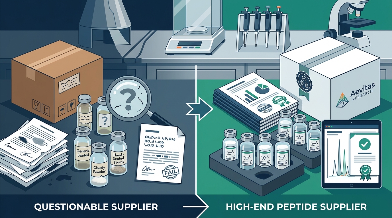 Choosing a High-End Peptide Supplier: What to Look For