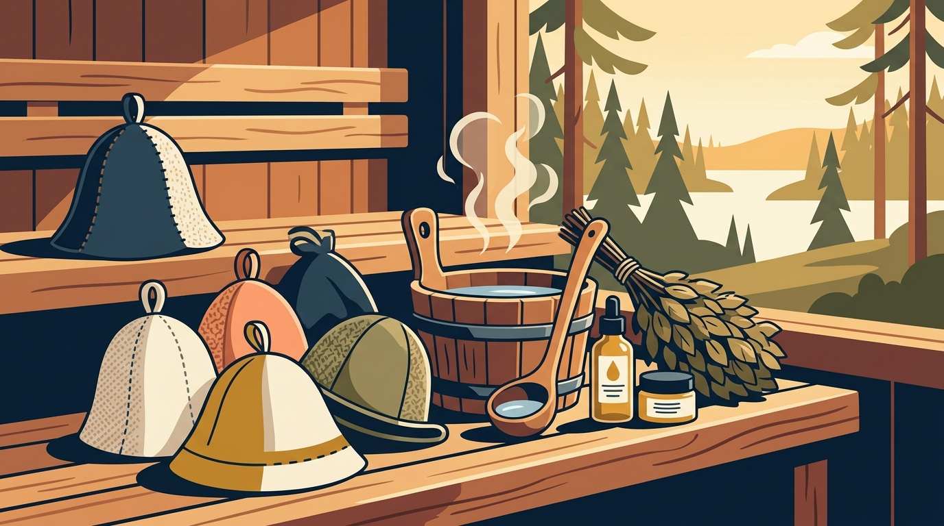 Sauna Accessories That Protect Hair From Heat Damage