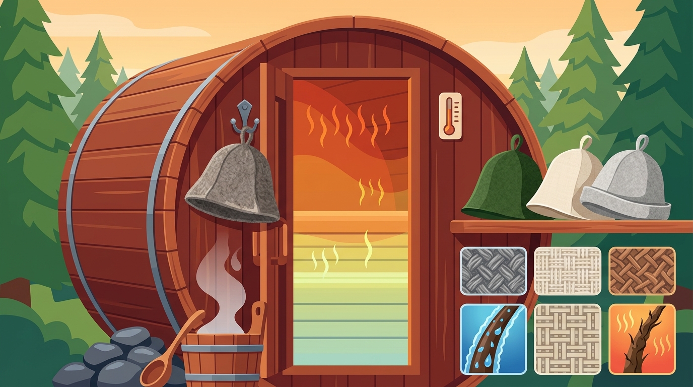 How Sauna Hats Protect Your Hair: A Material-by-Material Breakdown