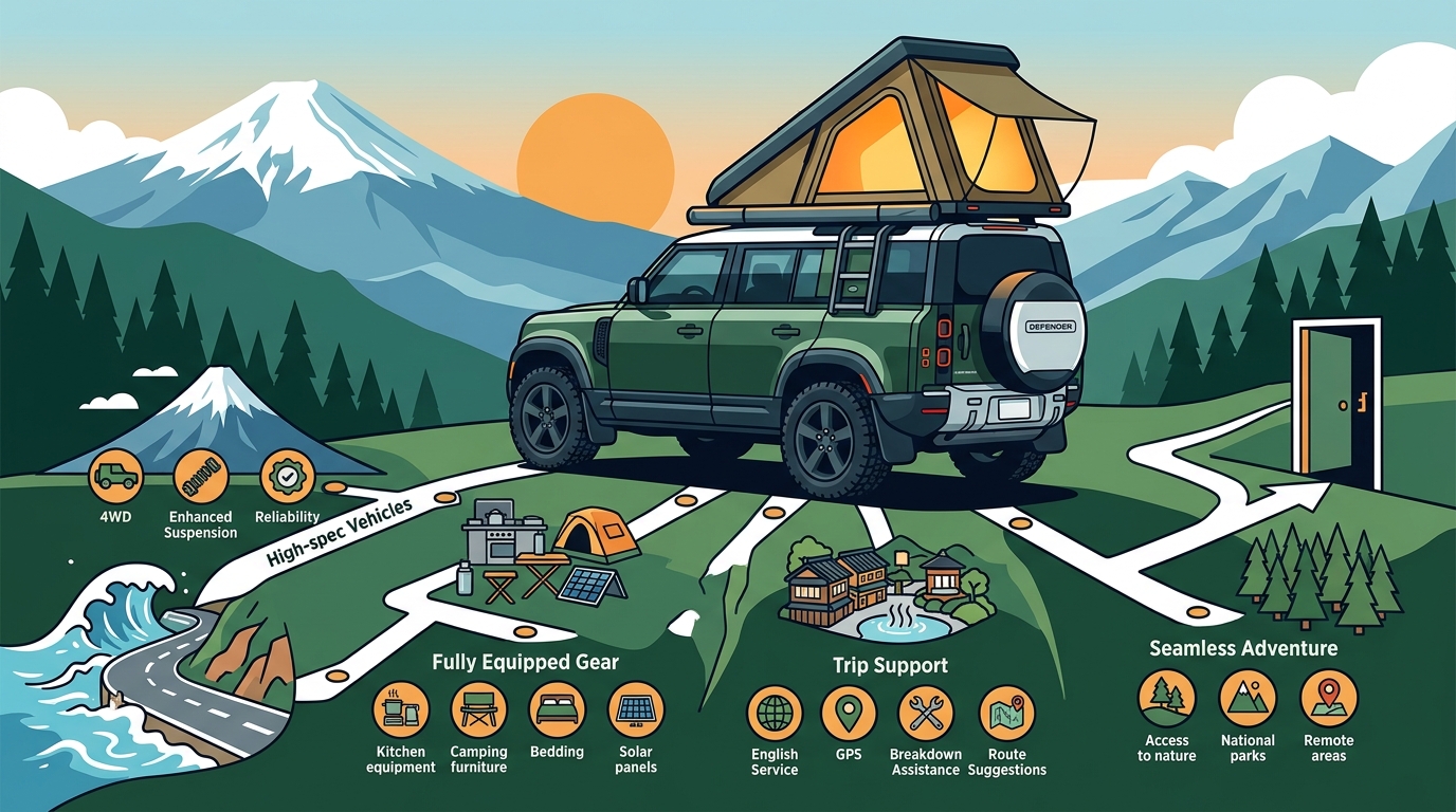 Best Premium Camper Van Rental in Japan for 2026