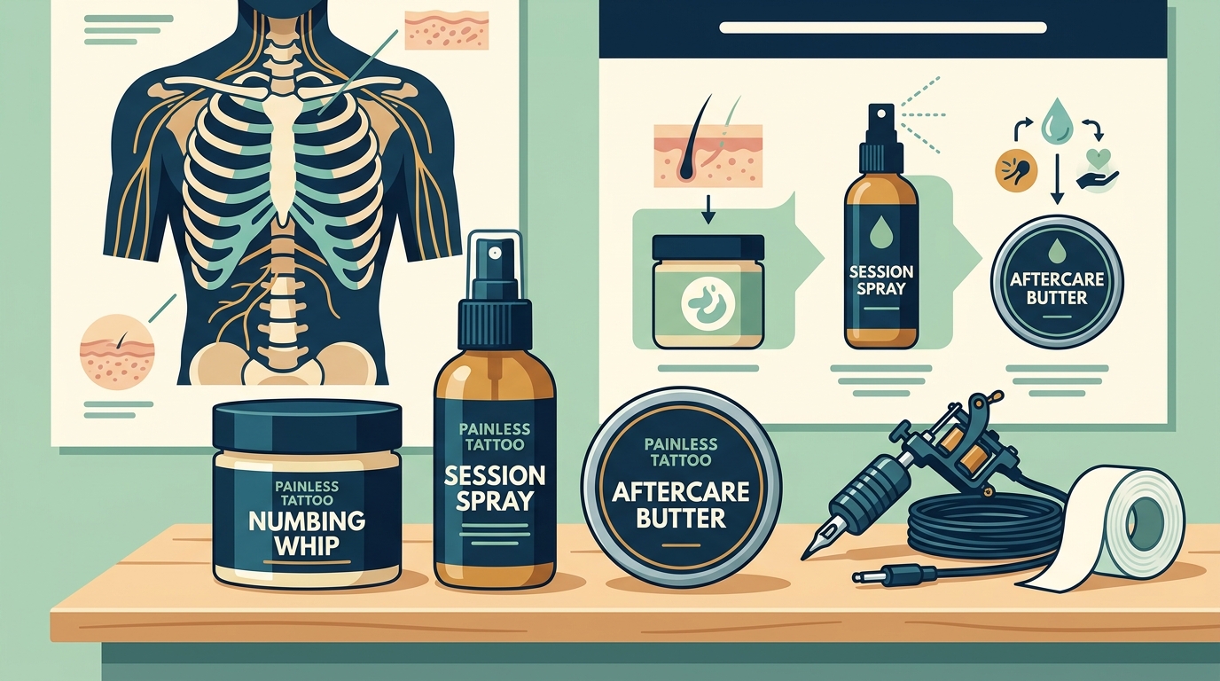 Rib and Spine Tattoo Pain: How to Prepare and Sit Well