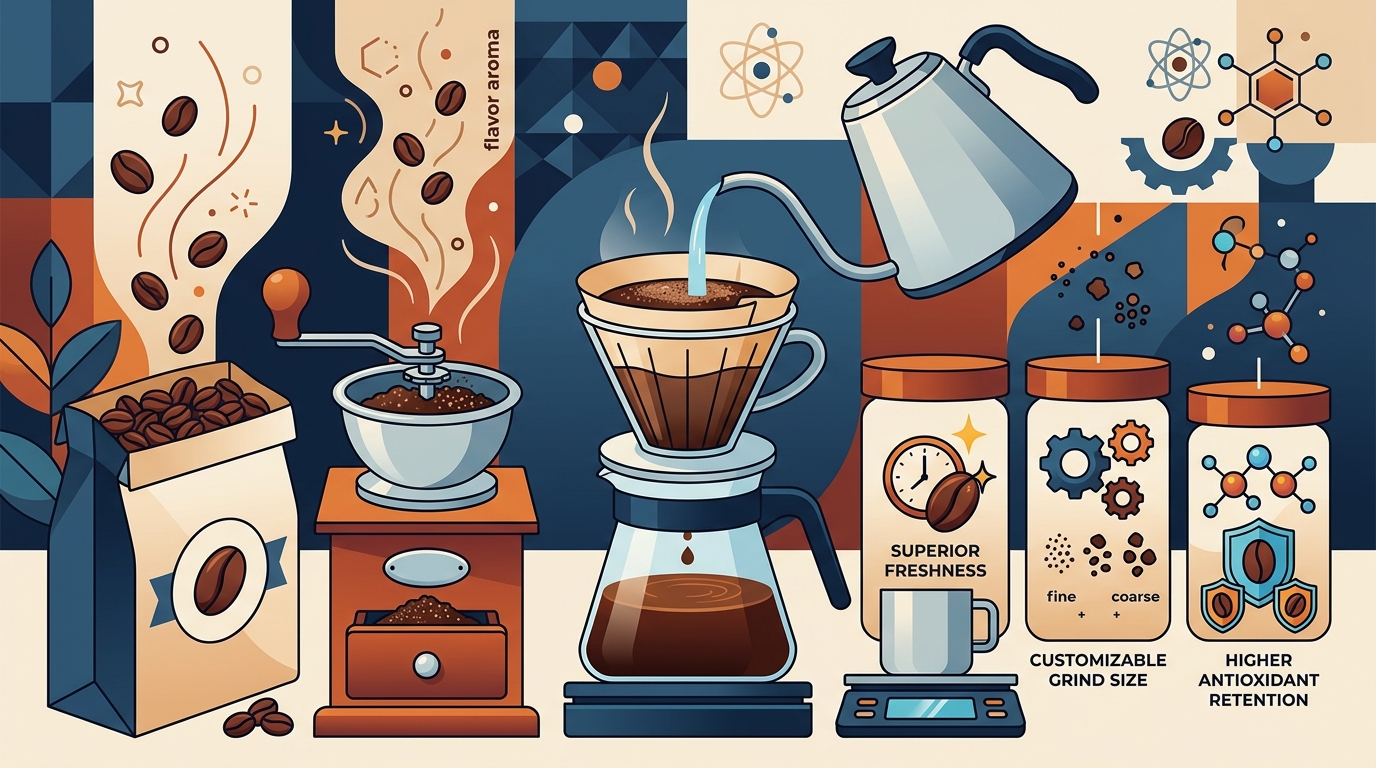 Benefits of Whole Bean Coffee: Freshness, Flavor & More