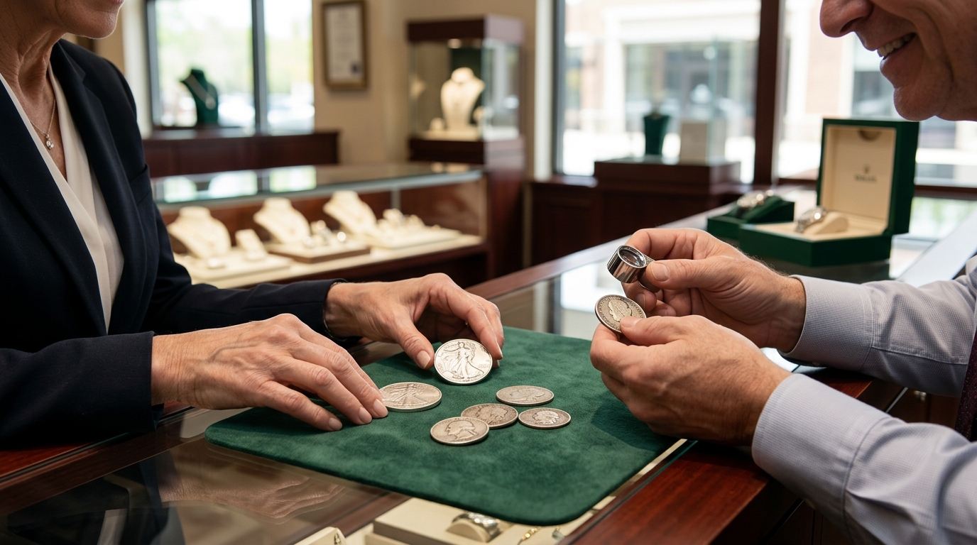 Sell Silver Coins at a Local Jewelry Store: What to Know