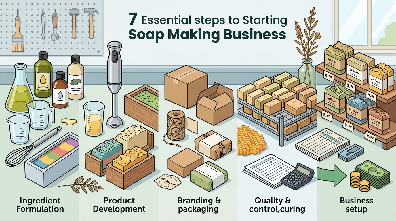 How to Start a Soap Making Business: 7 Essential Steps