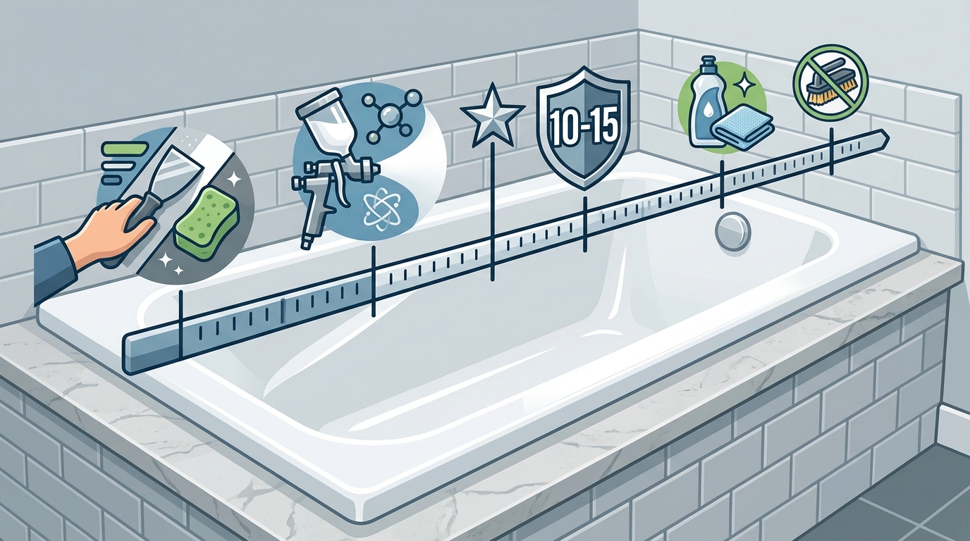 How Long Does Bathtub Refinishing Last in Corona CA?