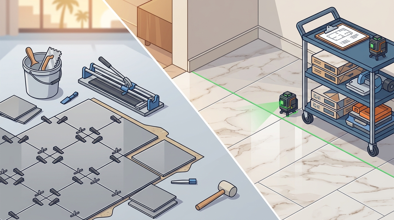 DIY vs Professional Tile Flooring Installation in SoCal