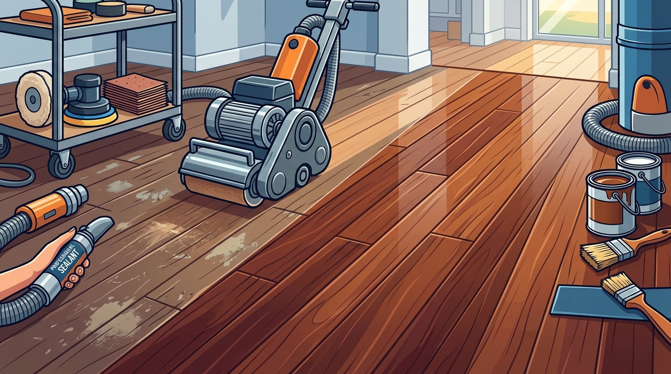 Benefits of Professional Hardwood Floor Sanding & Refinishing