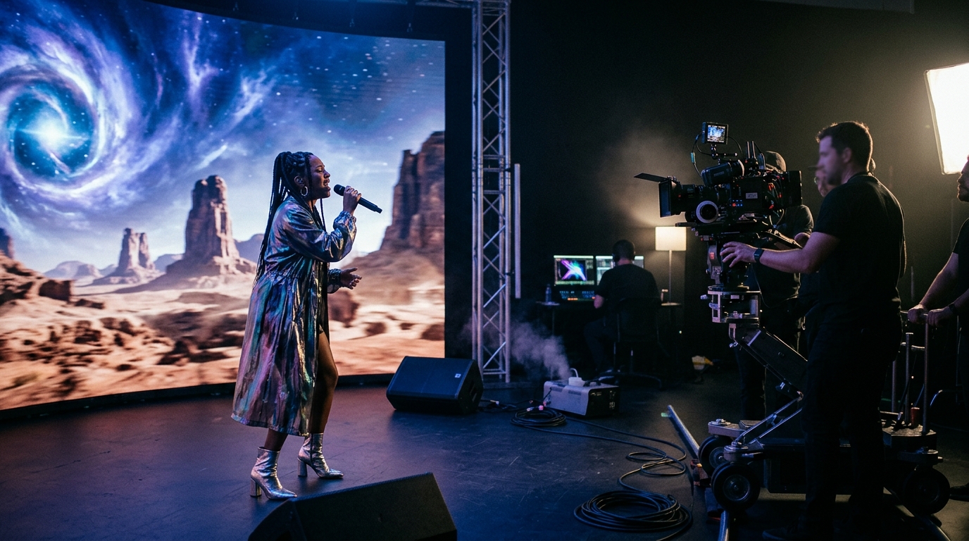 Hire a Virtual Production Studio for Your Music Video