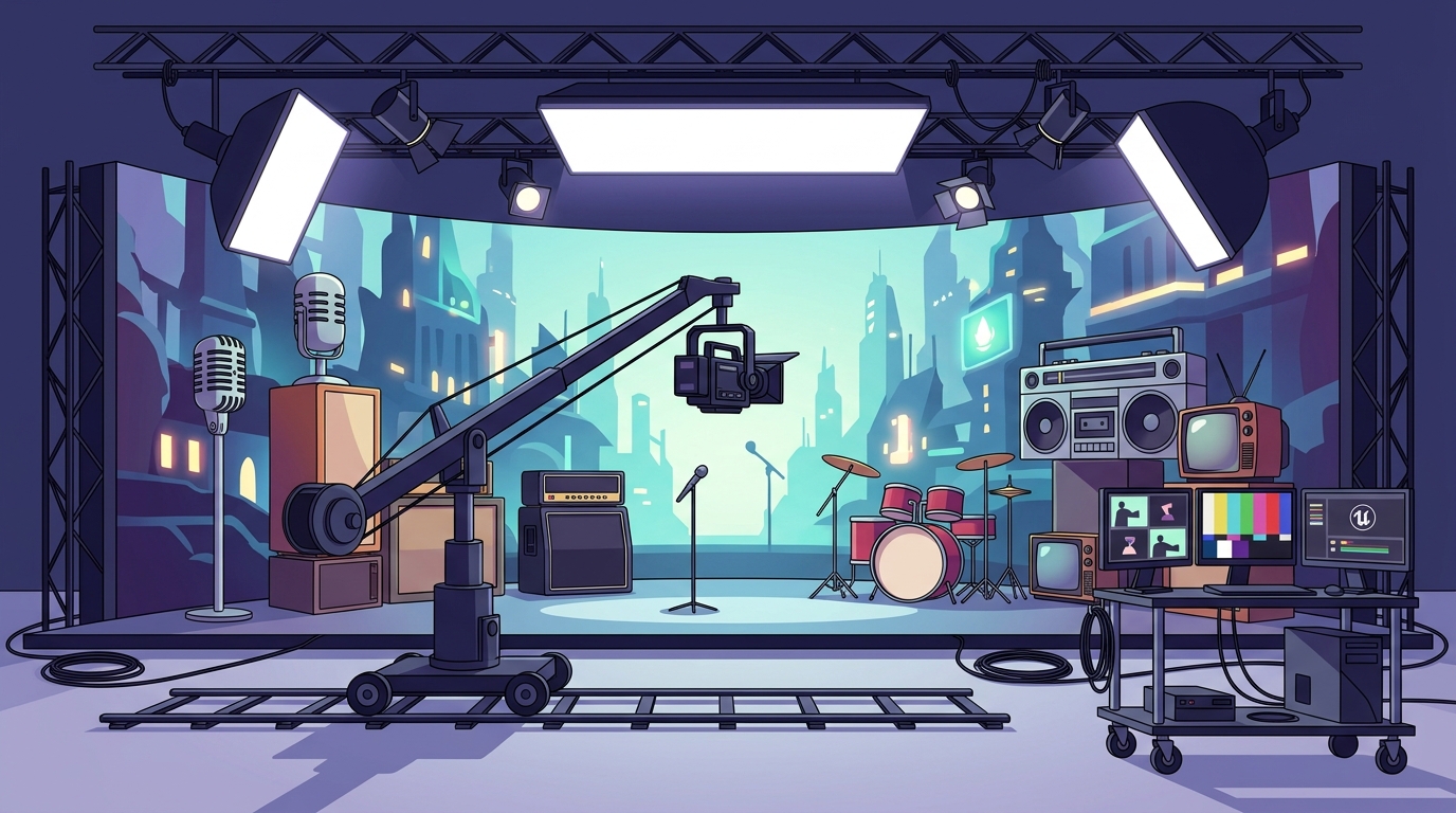 Hire a Virtual Production Studio for Your Music Video