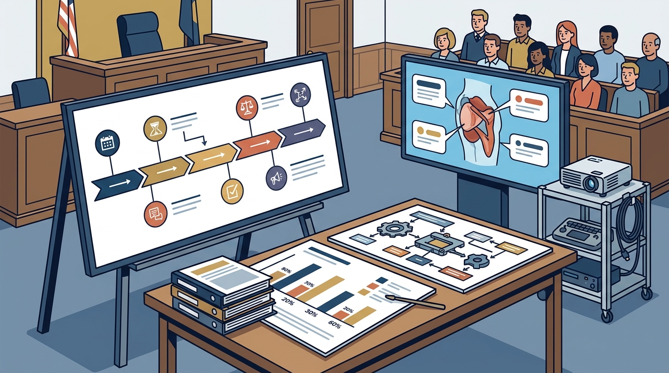 How to Present Your Case With Trial Graphics Effectively