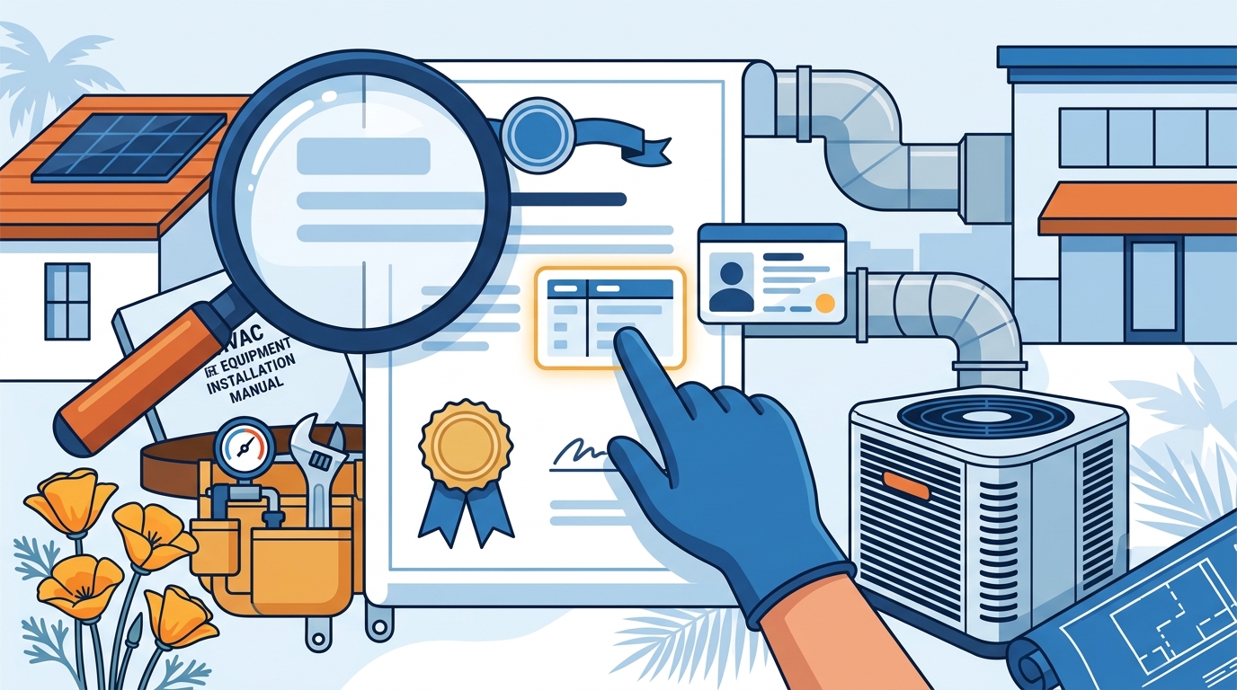 How to Find a Licensed HVAC Contractor in California