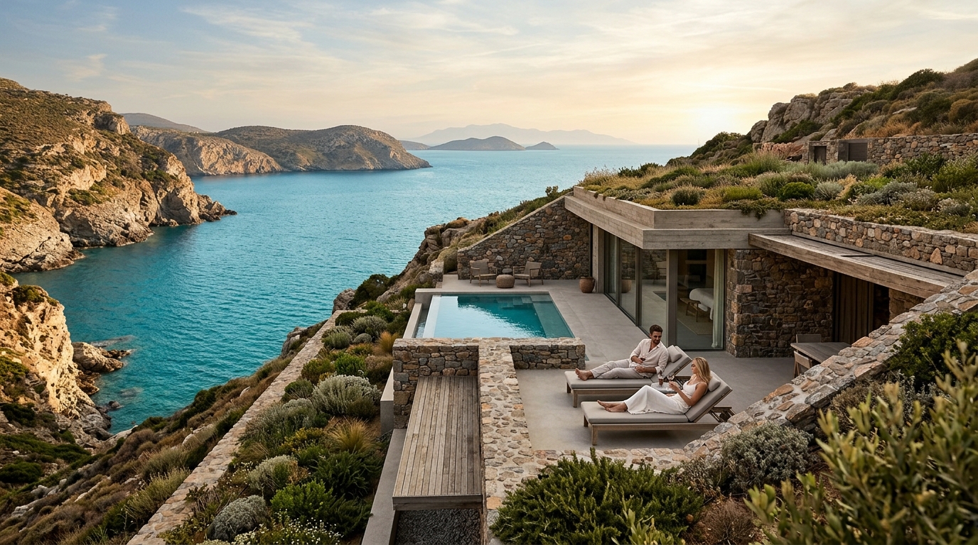 Award-Winning Subterranean Luxury Villas in Greece