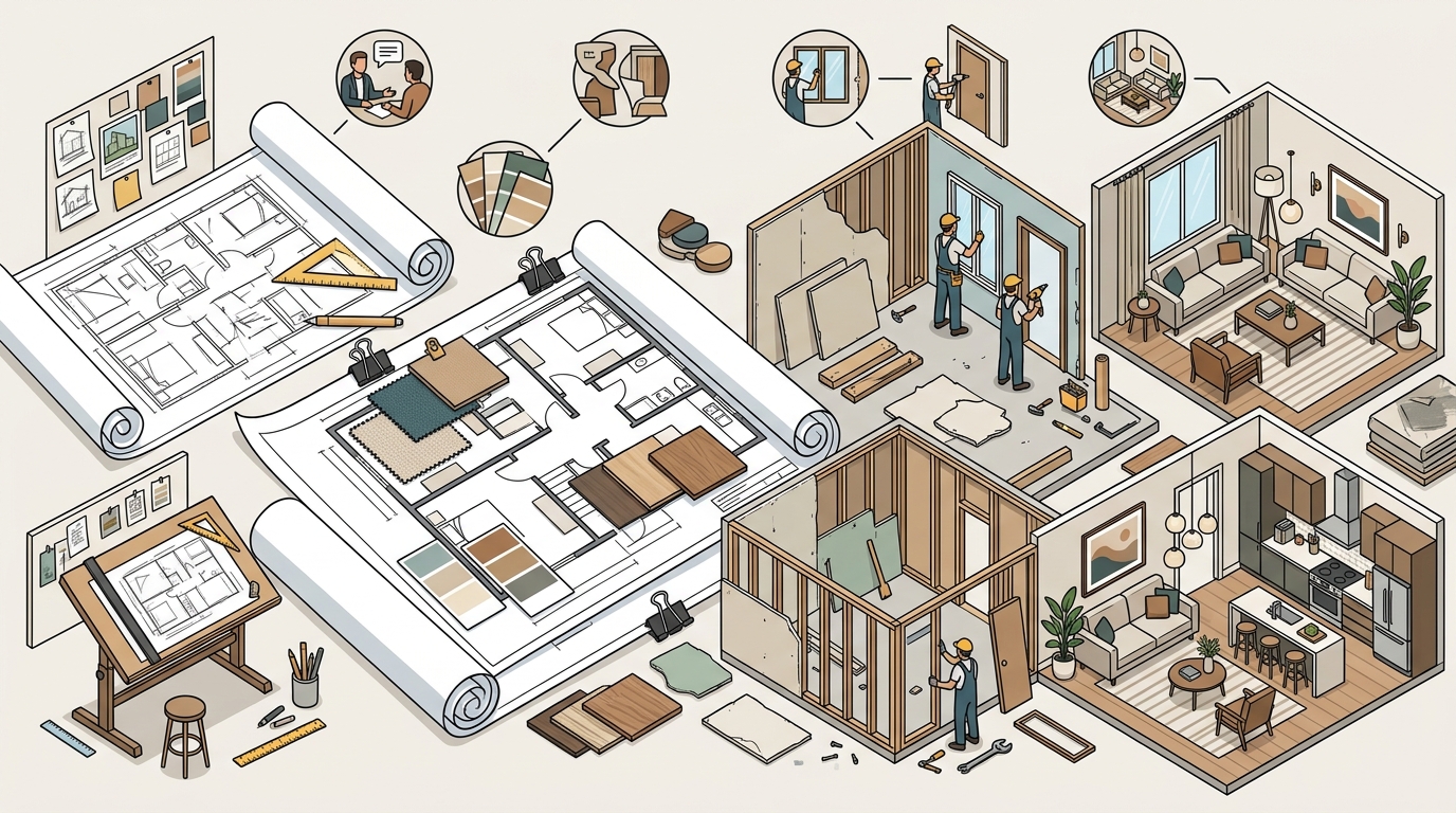 Steps to Implement Modern Residential Interior Design