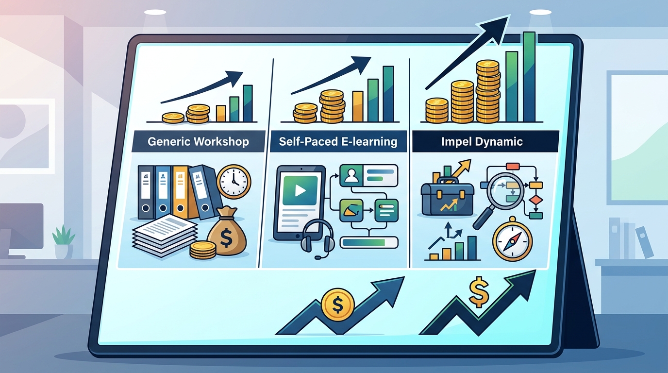 Sales Training Cost vs Effectiveness: Why Impel Dynamic Delivers