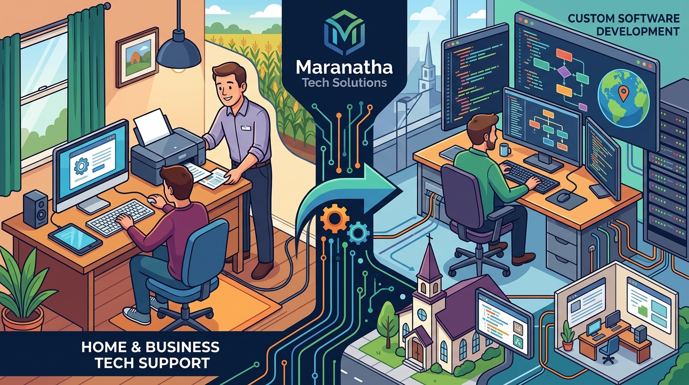 Custom Software & Tech Support for Home and Business