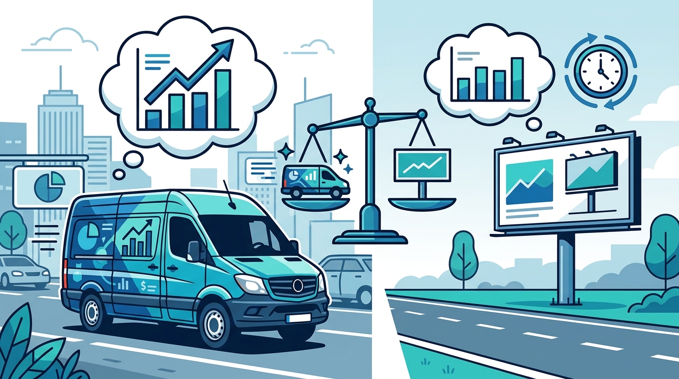 Vehicle Wrap ROI vs Billboard: Which Advertising Wins?