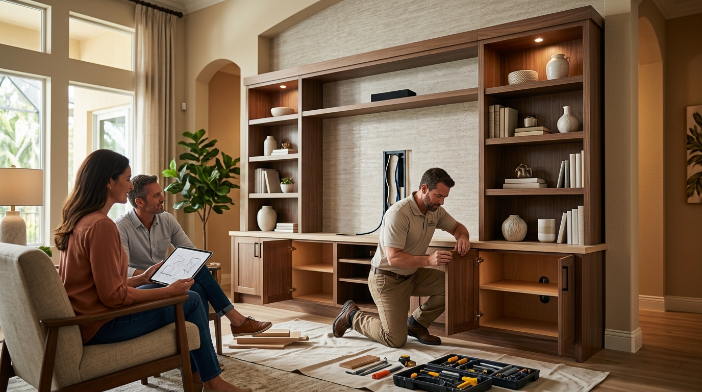 Custom Entertainment Center Process: Step-by-Step Guide