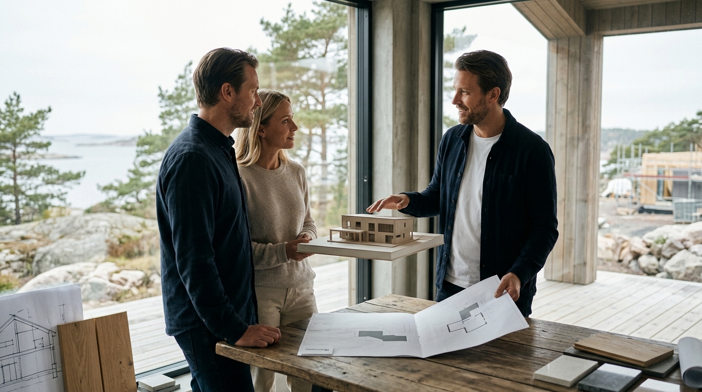 Fördelar med husbyggare med helhetsansvar