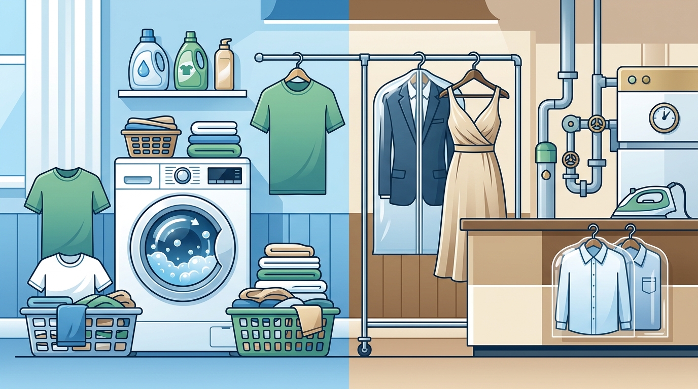Laundry vs Dry Cleaning: Key Differences Explained
