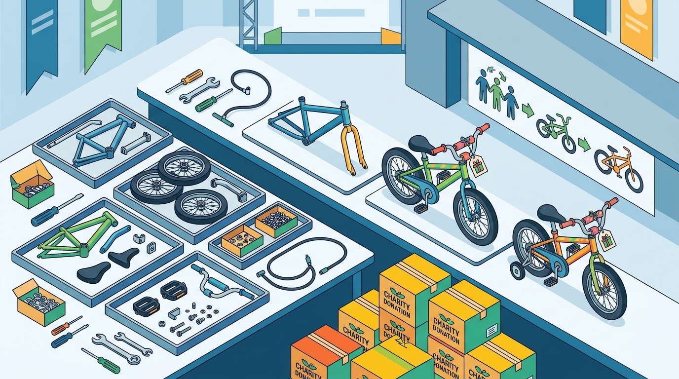How to Organise a Charity Bike Building Event for Conferences