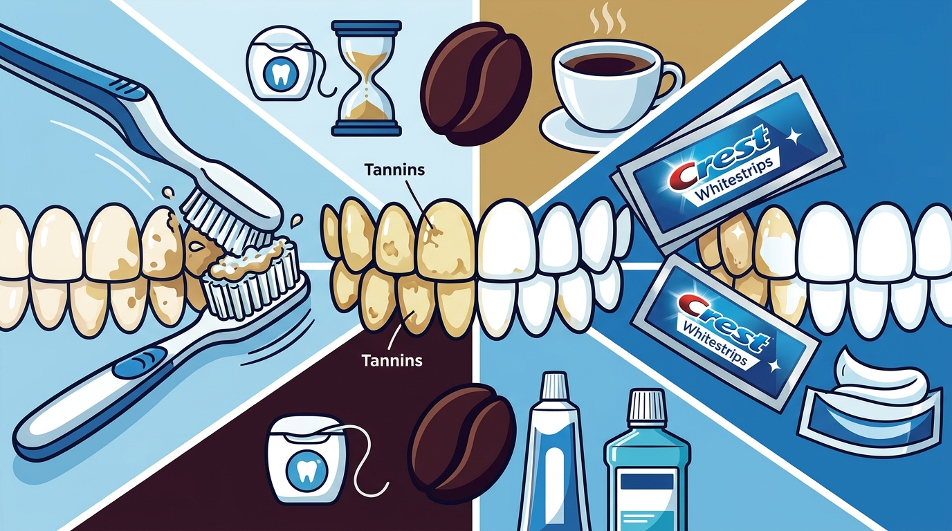 How to Remove Coffee Stains From Teeth Effectively