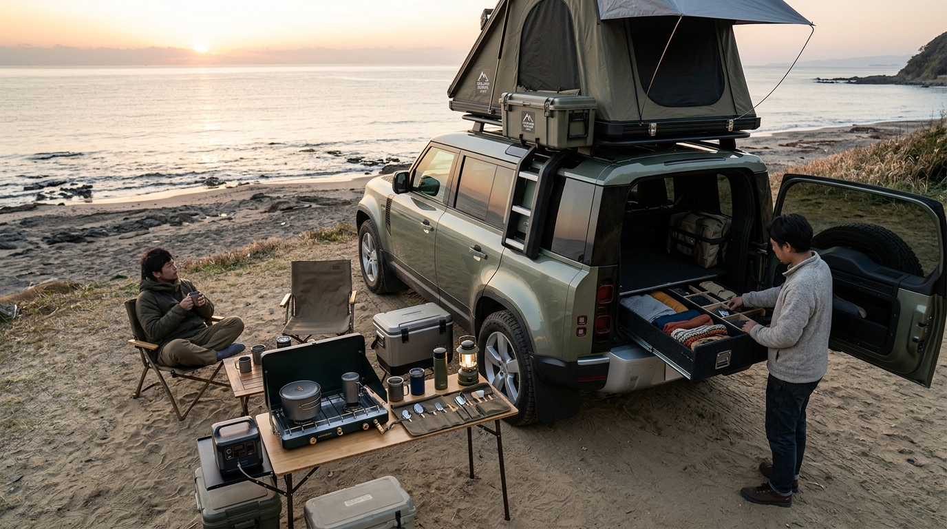 Best Camper Van Equipment in Japan: Custom 4x4 Rental Guide