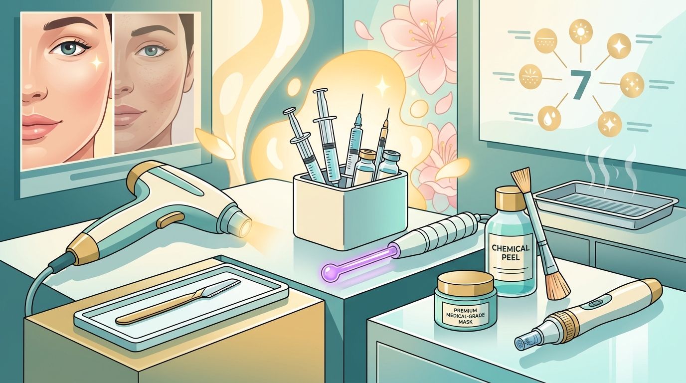 7 Best Aesthetic Treatments for a Quick Glow Up