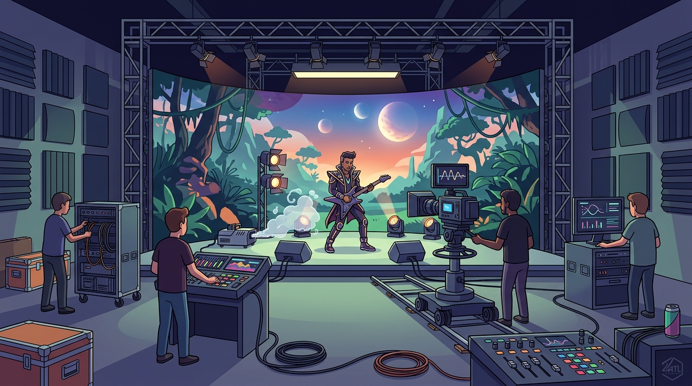 Hiring a Virtual Production Studio for Your Music Video