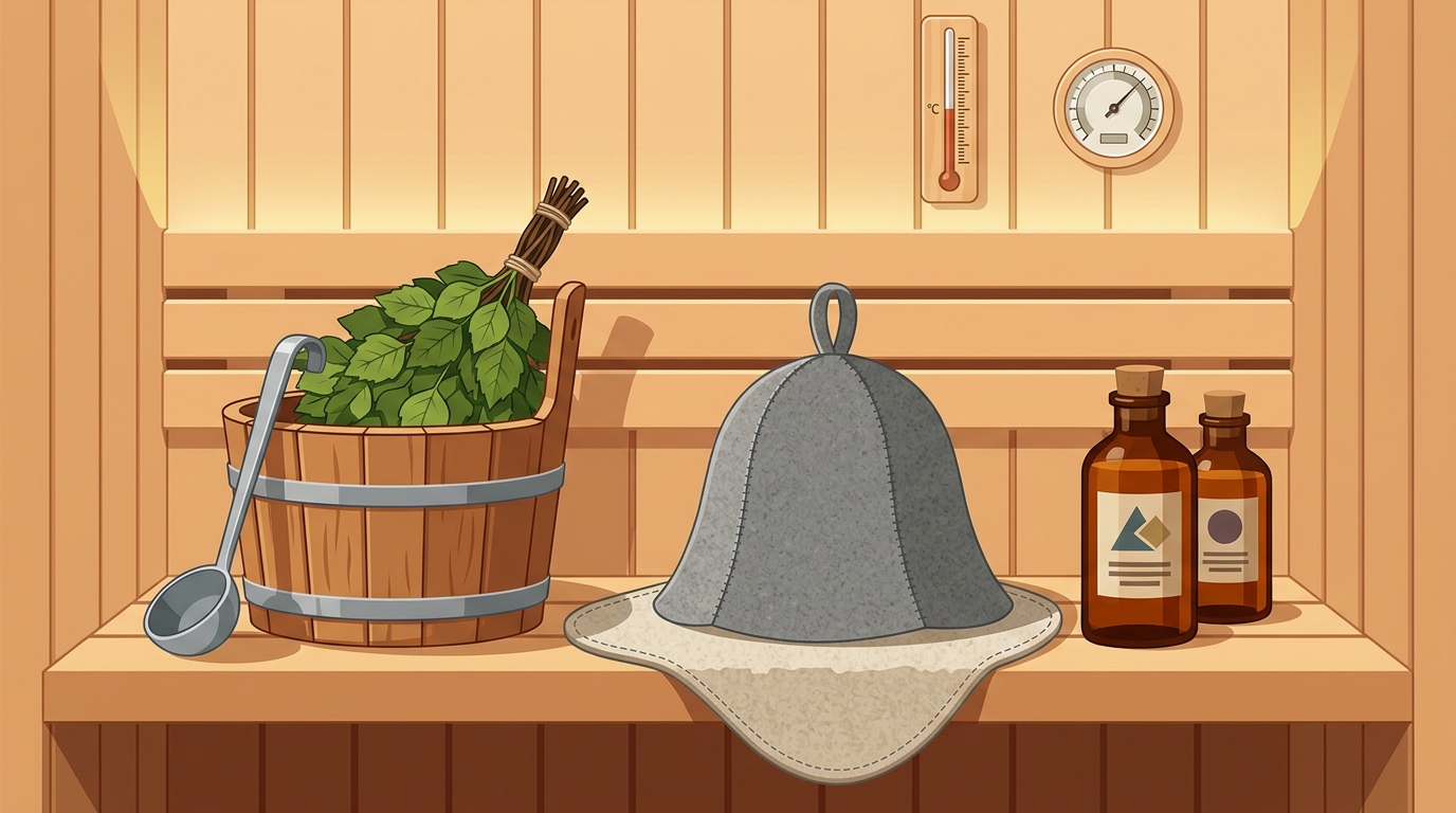 Sauna Accessories That Protect Hair From Heat Damage