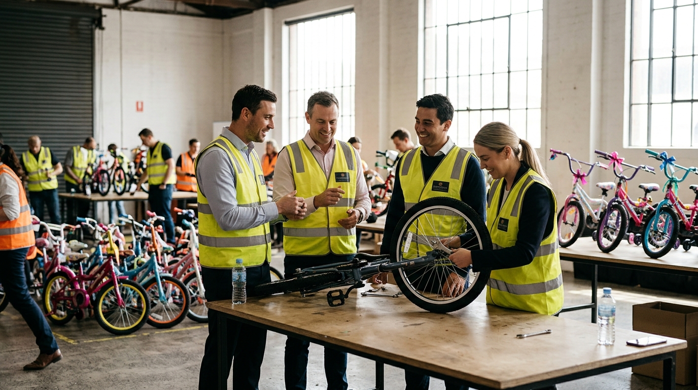 Best Way to Organize Charity Bike Building for Corporate