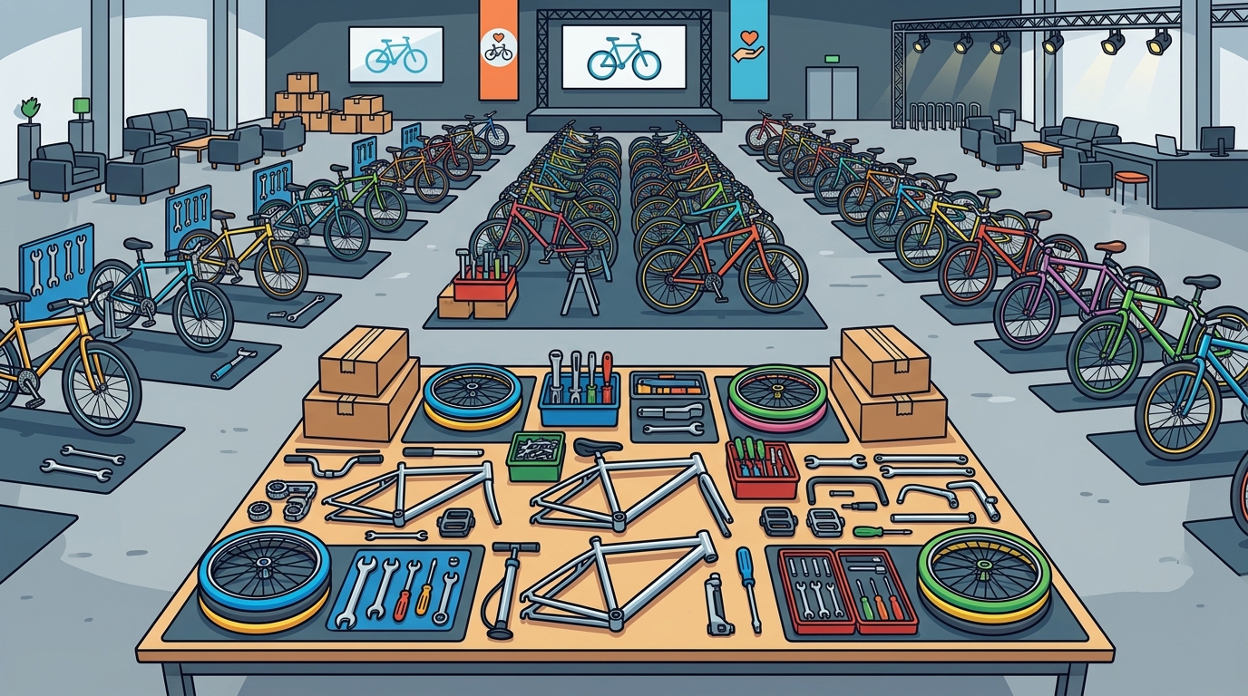 Best Way to Organize Charity Bike Building for Corporate
