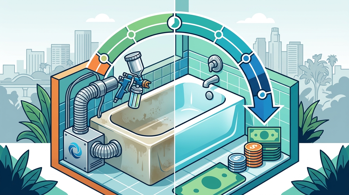 How Long Does Bathtub Refinishing Last in Corona CA?