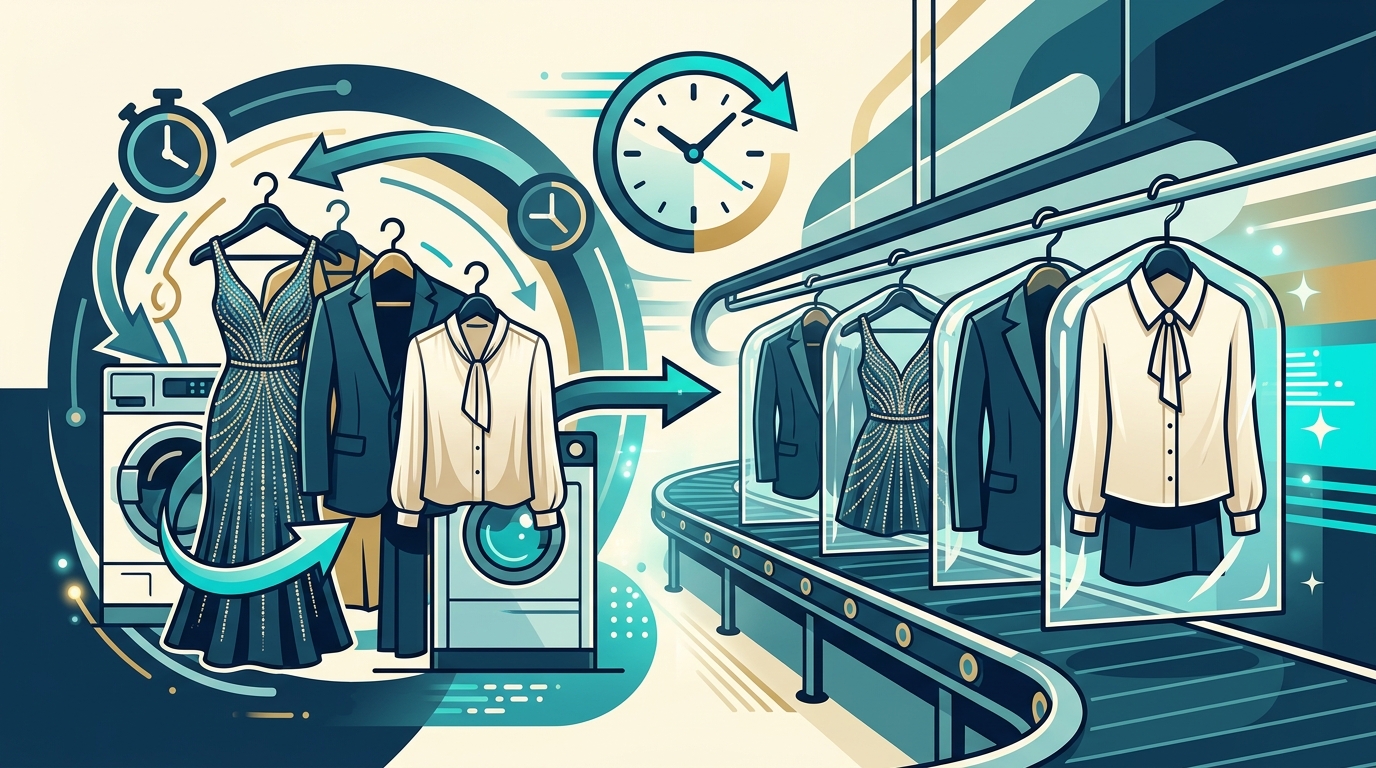 Professional Dry Cleaning Turnaround Time: What to Expect in
