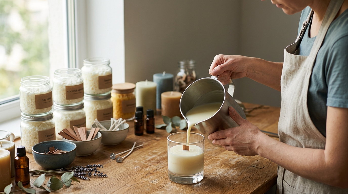 How to Choose the Right Wax for Your Candle Project