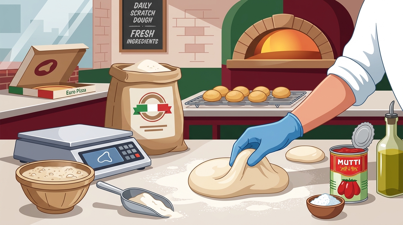 Pizzeria That Makes Dough From Scratch in Briarcliff Manor NY?