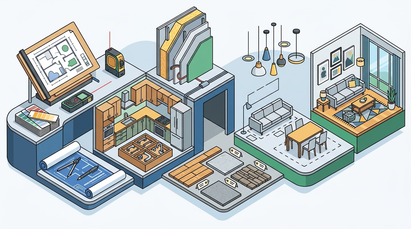 Steps to Implement Modern Residential Interior Design