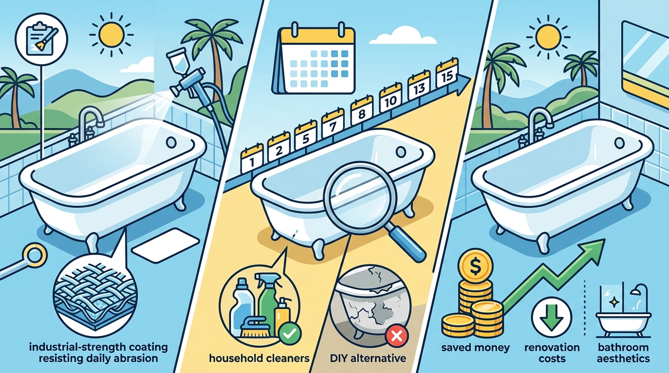 Bathtub Refinishing Lifespan in Corona CA: Expert Guide