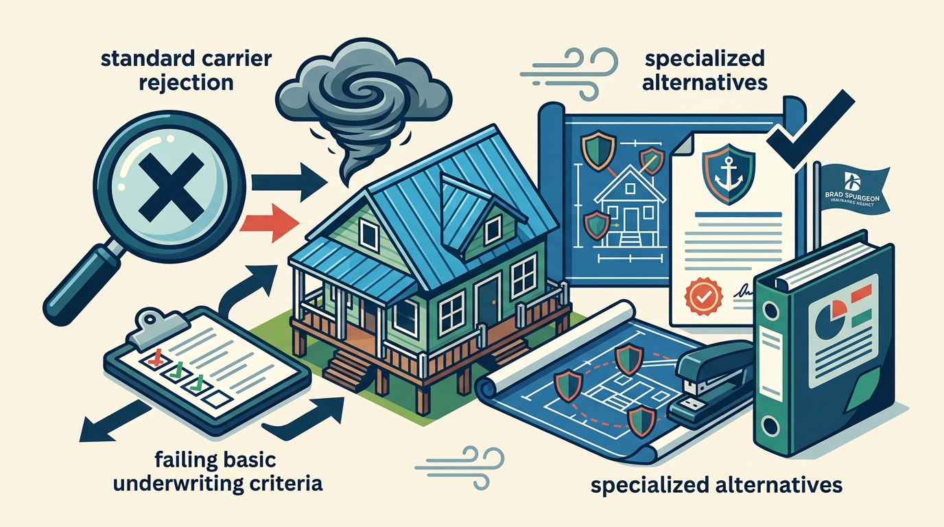 Secure Windstorm Insurance for Ineligible Homes
