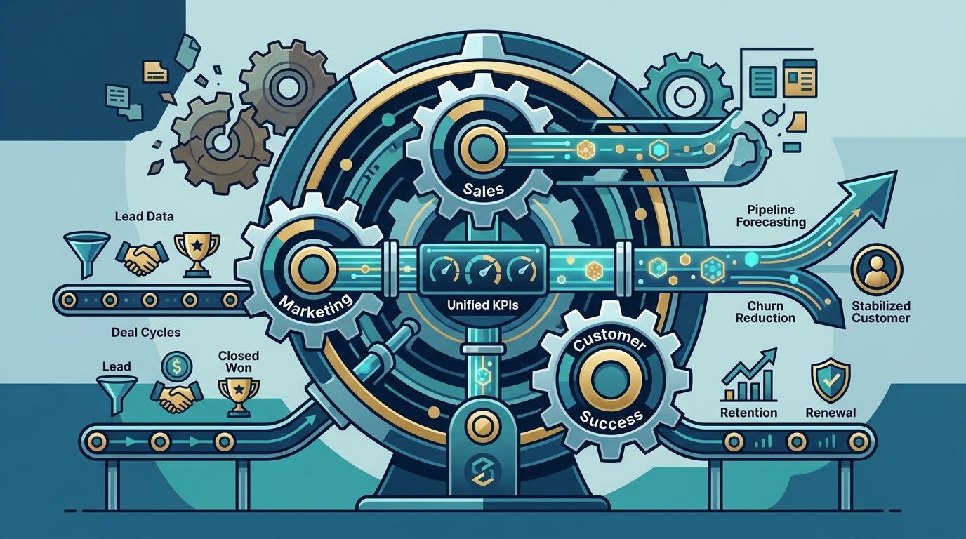 Align Sales, Marketing, and Customer Success KPIs in B2B