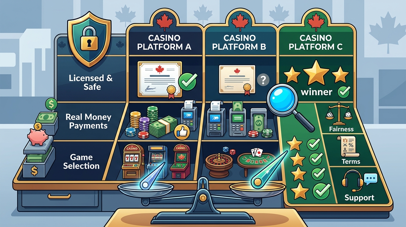 How to Compare Online Casinos for Real Money Play in Canada