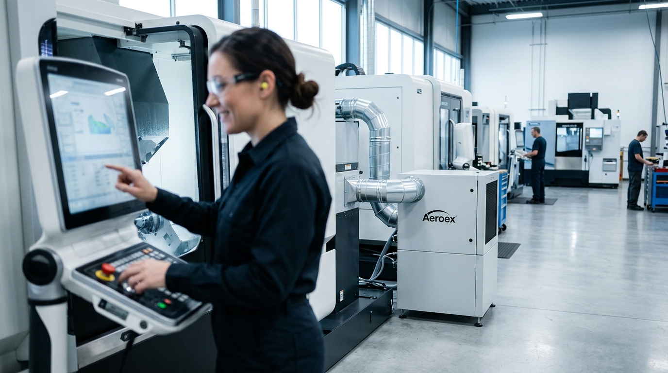 Best Mist Collector for CNC Machining: Aeroex Guide