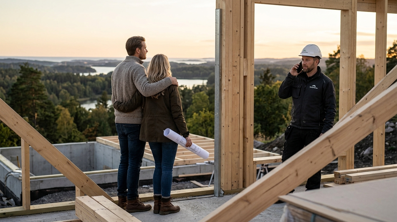 Vilka fördelar finns det med att välja en husbyggare med