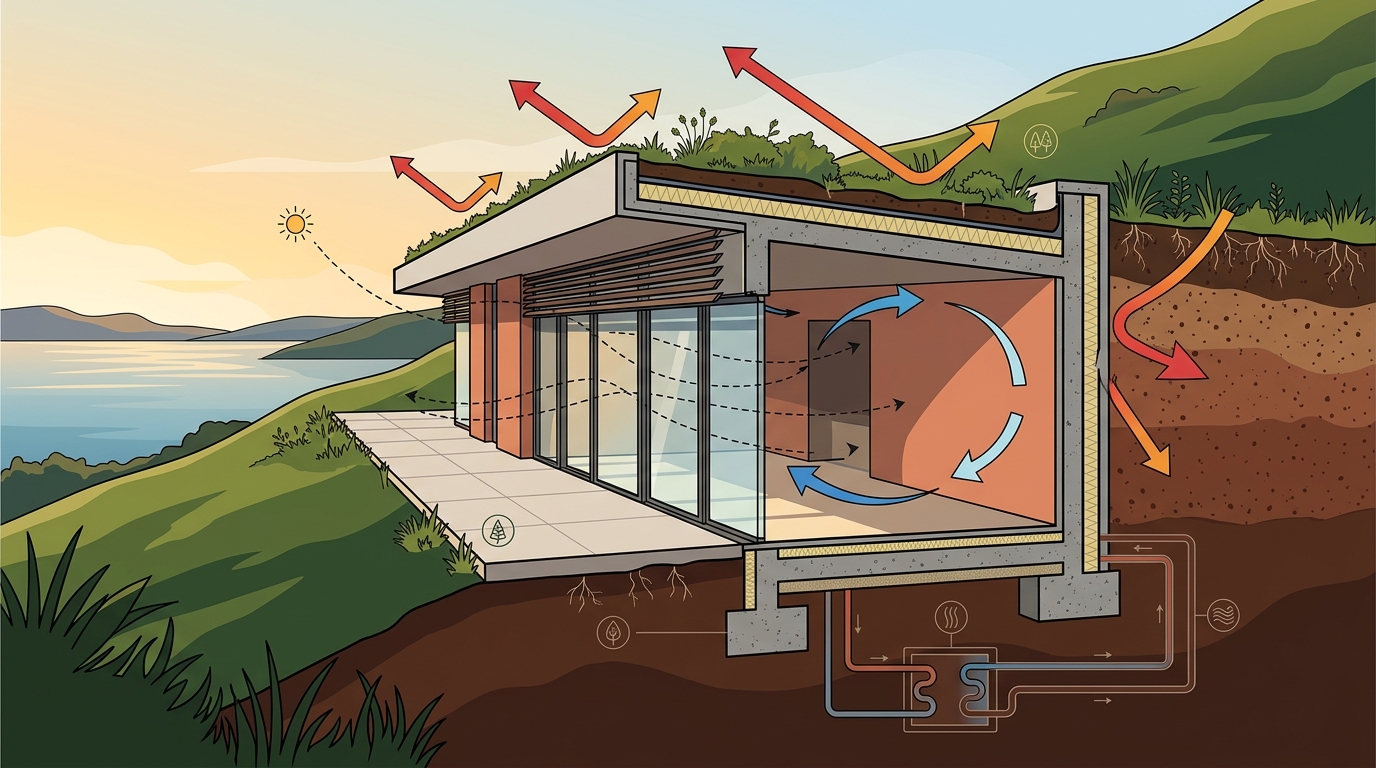 Earth-Sheltered Architecture: Energy Efficiency in Hot Climates
