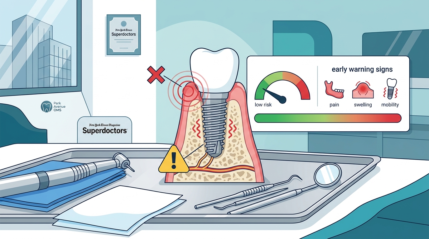 What are the risks of dental implant surgery?